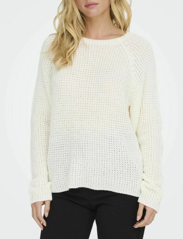 Pulover Jdy, crem