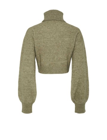 Pulover Pieces, verde