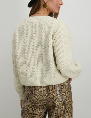 Pulover Vero Moda, crem