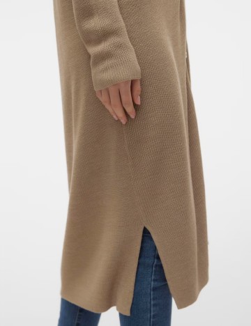 Cardigan lung Vero Moda, bej