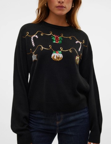 Pulover Vero Moda, negru