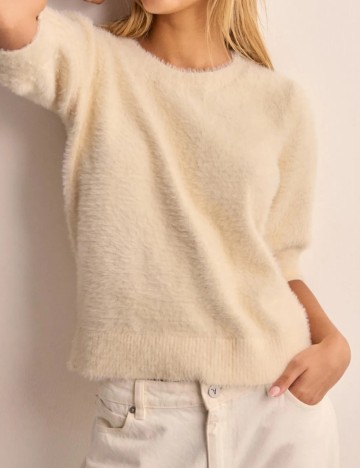 Pulover Vero Moda, crem