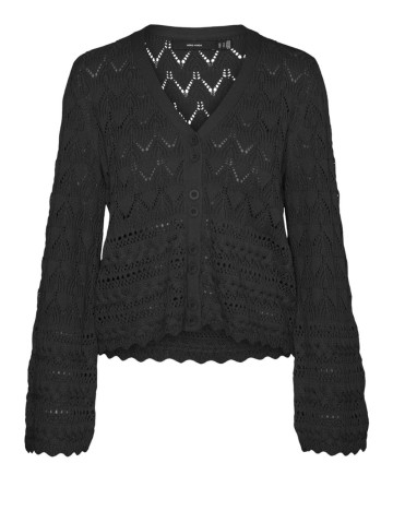 Pulover cu nasturi Vero Moda, negru