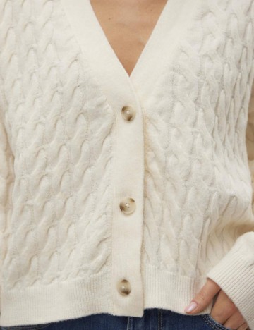 Cardigan Vero Moda Aware, crem