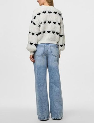 Pulover Pieces, mix culori