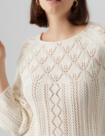 Pulover Vero Moda, crem