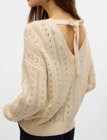 Pulover Vero Moda, crem