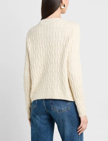 Pulover cu nasturi Vero Moda, bej