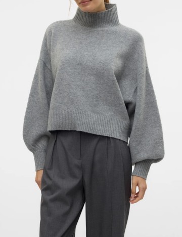 Pulover Vero Moda, gri