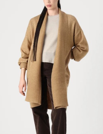 Cardigan lung Y.A.S, bej