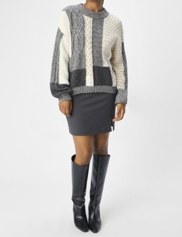 Pulover Object, mix culori