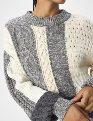 Pulover Object, mix culori