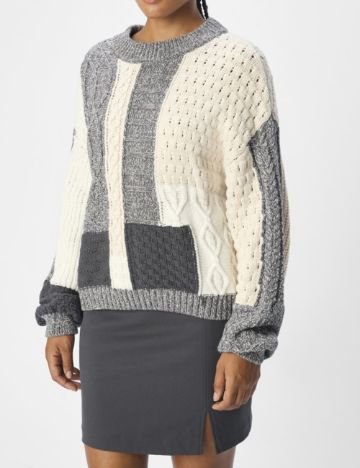 Pulover Object, mix culori