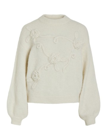 Pulover Rouge by Vila, crem
