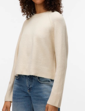 Pulover AWARE by VERO MODA, alb