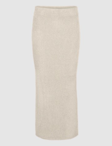 Fustă maxi Vero Moda, crem