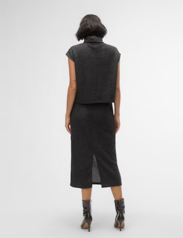 Fustă maxi Vero Moda, gri