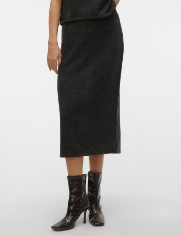 Fustă maxi Vero Moda, gri