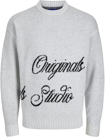 Pulover Jack & Jones, gri