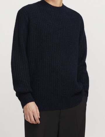 Pulover Jack & Jones, bleumarin
