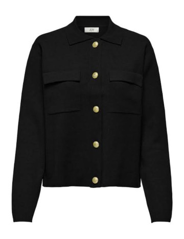 Pulover cu nasturi Only, negru
