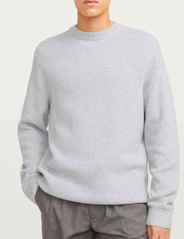Pulover Jack & Jones, gri