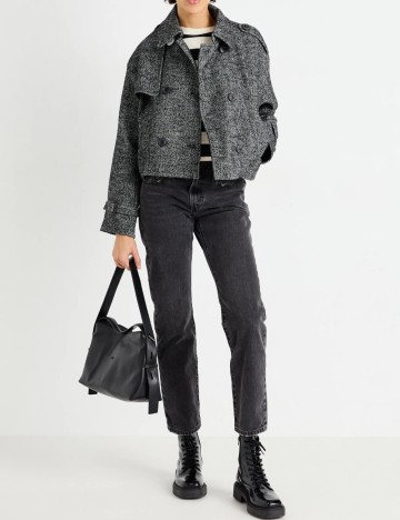 Trench scurt Vero Moda, mix culori