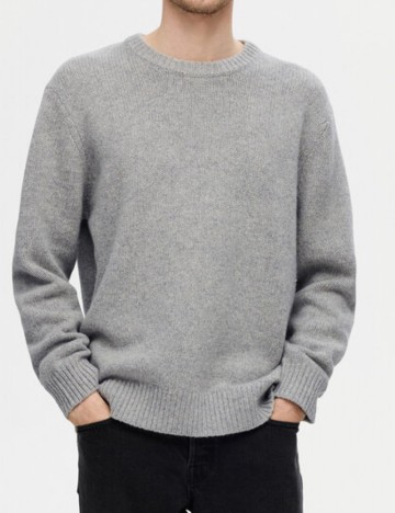Pulover Selected, gri