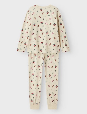 Compleu pijamale Name It, bej