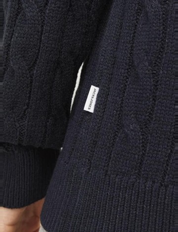 Pulover Jack & Jones, bleumarin
