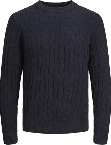 Pulover Jack & Jones, bleumarin