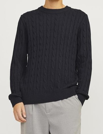 Pulover Jack & Jones, bleumarin
