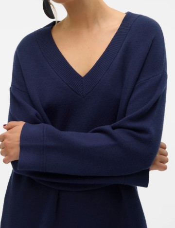 Pulover Vero Moda, bleumarin
