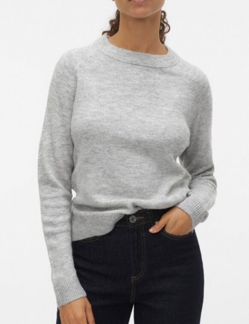 Pulover Vero Moda, gri
