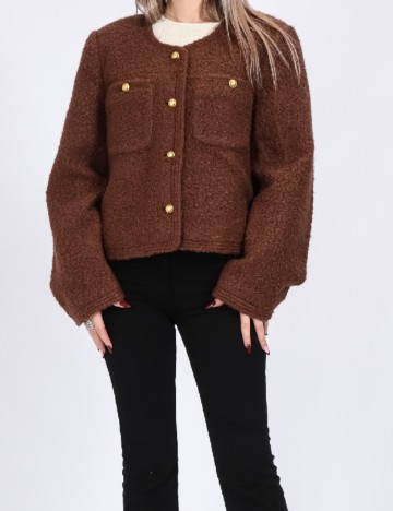 Jachetă Vero Moda, maro