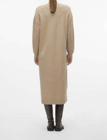Rochie midi Vero Moda, bej