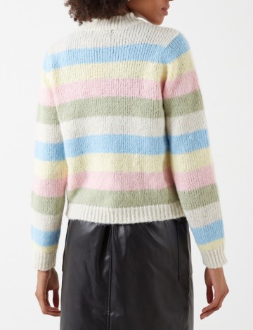 Pulover Pieces, mix culori