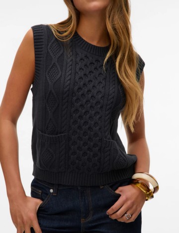 Vestă Vero Moda, bleumarin