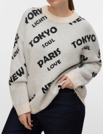 Pulover Vero Moda, crem