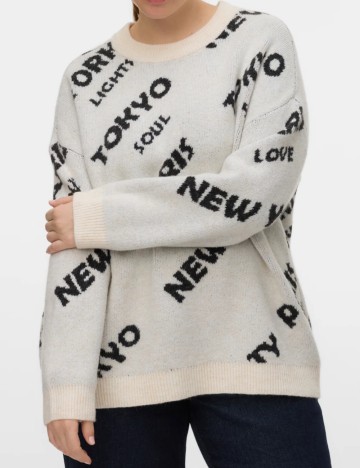 Pulover Vero Moda, crem