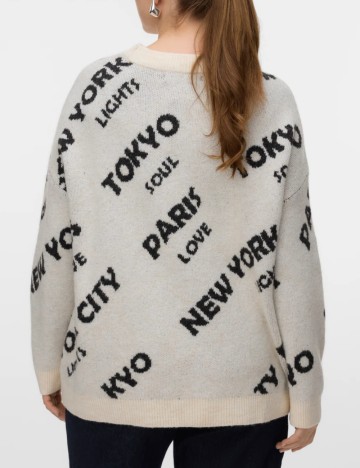 Pulover Vero Moda, crem