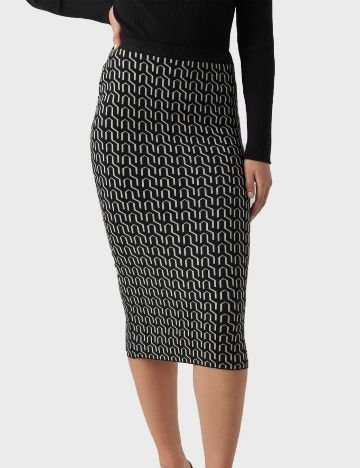 Fustă midi Vero Moda, mix culori