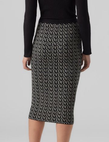 Fustă midi Vero Moda, mix culori