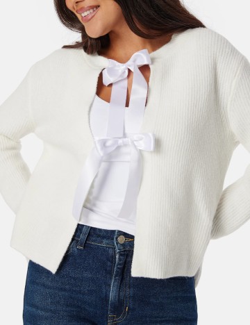 Cardigan Pieces, alb