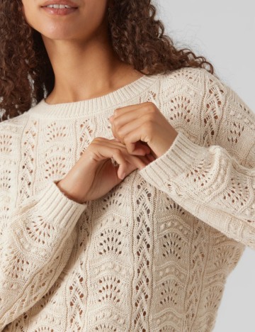 Pulover Vero Moda, crem