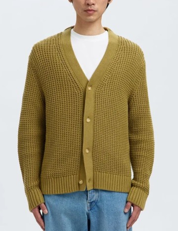 Cardigan Selected, verde