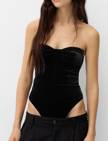 Body Bershka, negru