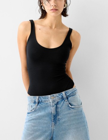 Body Bershka, negru