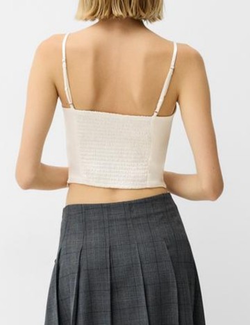 Top Bershka, crem