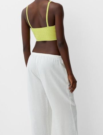 Top Bershka, verde